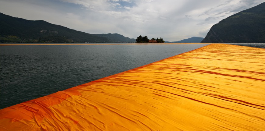 Floating Piers von Christo | Lago d´Iseo